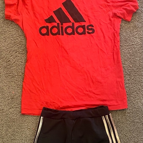 Kids/youth adidas pants/shirt bundle